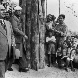 Imagen de Franco que ilustra el proyecto del  sobre el memorial del hambre.