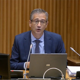 El gobernador del Banco de España, Pablo Hernández de Cos, comparece ante la Comisión de Asuntos Económicos y Transformación Digital para presentar el Informe Anual del Banco de España.