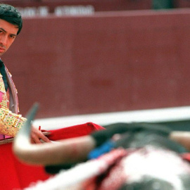  El torero Vicente Barrera en una corrida de la Feria de San Isidro en 1999 GUSTAVO CUEVAS / EFE