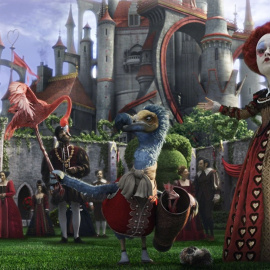  La reina de corazones, en la versión de 'Alicia en el país de las maravillas' de Tim Burton. /DISNEY