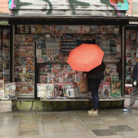 Un kiosko en Madrid. EFE