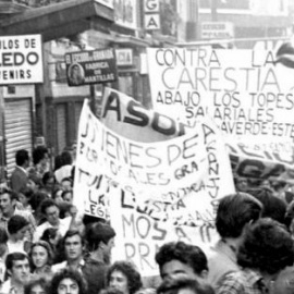  Una manifestación de la FRAVM en Madrid. FRAVM