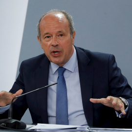 Juan Carlos Campo tras Consejo de Ministros.