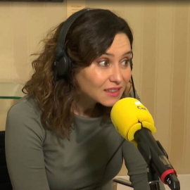 La presidenta de la Comunidad de Madrid, Isabel Díaz Ayuso, durante su entrevista en Catalunya Radio.