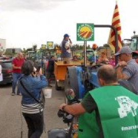 Mobilització dels pagesos del Camp de Tarragona pels baixos preus de l'avellana