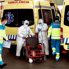 Servicios de urgencias en el hospital Infanta Leonor, en Madrid. EFE/Mariscal