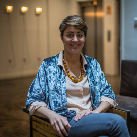 La portavoz de Podemos en la Asamblea de Madrid, Lorena Ruíz Huerta - JAIRO VARGAS