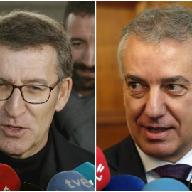 El presidente de la Xunta de Galicia, Alberto Núñez Feijóo y el Lehendakari Iñigo Urkullu. / EFE