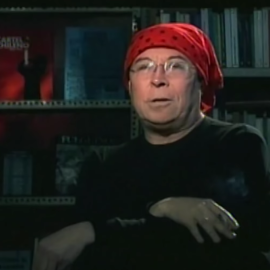  Pedro Lemebel durante una entrevista