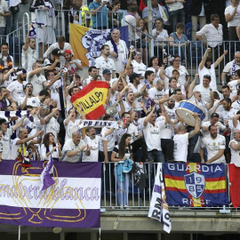 Afición del Real Madrid en Málaga./ EFE