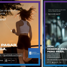  Carteles de la campaña de la Xunta de Galicia por el 25-N.