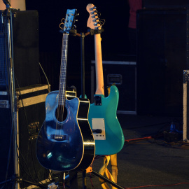 Instrumentos en una sala de conciertos. -Pixabay