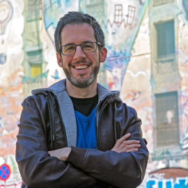 El portavoz del Sindicato de Inquilinas de Barcelona, Jaime Palomera.- IGNASI REMON