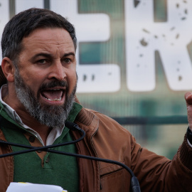 El líder de Vox, Santiago Abascal. -Alejandro Martínez Vélez / Europa Press