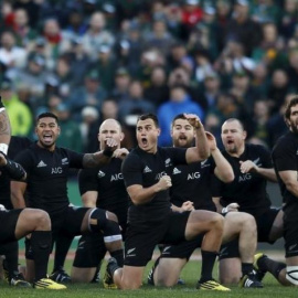 Imagen de archivo de la selección masculina de rugby de Nueva Zelanda, All Blacks / REUTERS