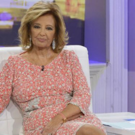 María Teresa Campos, durante un programa de '¡Qué tiempo tan feliz!'.