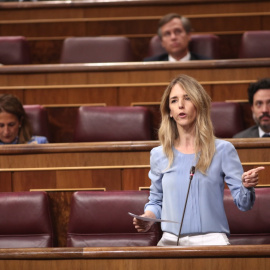 La portavoz del Partido Popular, Cayetana Álvarez de Toledo, durante la sesión del control al Gobierno en el Parlamento. / Europa Press / Archivo