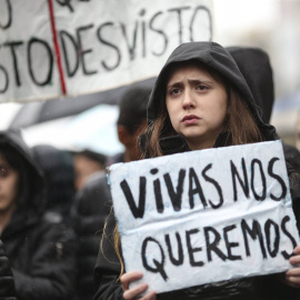 Manifestación contra la violencia machista. / EFE/ Archivo