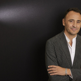 Candidato de Podemos a la Alcaldía de Madrid, Roberto Sotomayor, durante una entrevista para Europa Press.- EUROPA PRESS