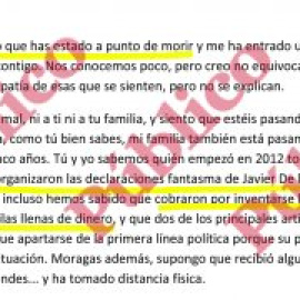 La carta de Josep Pujol a Villarejo: "Hola Pepe. Ayer leí que has estado a punto de morir..."