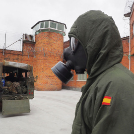 Desinfección cárcel de Lugo EFE