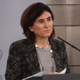 La jefa de área del Centro de Coordinación de Alertas y Emergencias Sanitarias, María José Sierra, en rueda de prensa./ Monclola/EFE