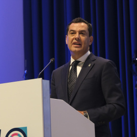  El presidente de la Junta de Andalucía, Juanma Moreno. -Álex Zea / Europa Press