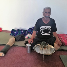 Ahmed Fail Hussen, víctima de una mina puesta por Marruecos. SANTIAGO REVIEJO.