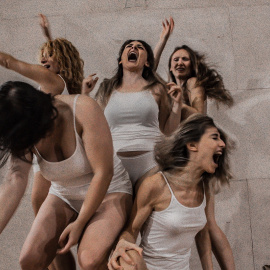  Fotografía de la obra de teatro 'Las culpables'. -Imagen cedida por Noor Ammar Lamarty