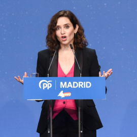 La presidenta de la comunidad de Madrid, Isabel Díaz Ayuso. -Gustavo Valiente / Europa Press