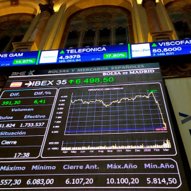En la imagen, la Bolsa de Madrid. EFE/Vega Alonso