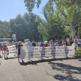 Manifestación en Madrid por la sanidad pública. | Guillermo Martínez