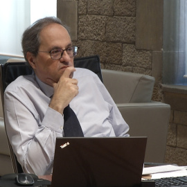 Torra, en videoconferencia con Moncloa y demás líderes autonómicos