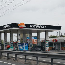 Una estación de servicio de Repsol en Madrid. E.P./Óscar J.Barroso