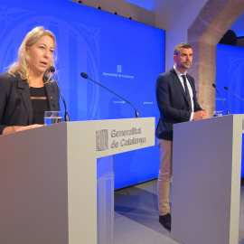 La portavoz del Govern, N.Munté, y el conseller de Cultura, S.Vila EUROPA PRESS