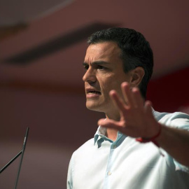 El candidato a la secretaría general del PSOE, Pedro Sánchez. EFE/José Manuel Pedrosa.