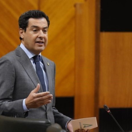 El presidente de la Junta en el Parlamento, este miércoles.. Europa Press