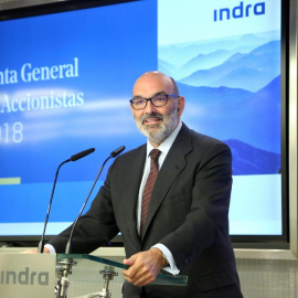 El presidente de Indra, Fernando Abril Martorell.
