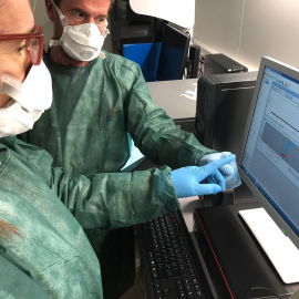 Imatge d'un laboratori de l'ICS a Girona. ICS.