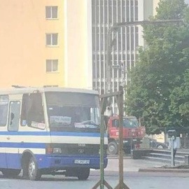 El autobús secuestrado. / Twitter
