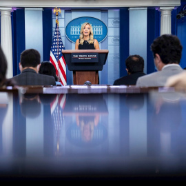 La secretaria de prensa de la Casa Blanca, Kayleigh McEnany. EFE /Sarah Silbiger