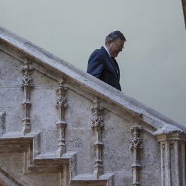 El presidente valenciano, Ximo Puig, en el Palau de la Generalitat. E.P./Rober Solsona