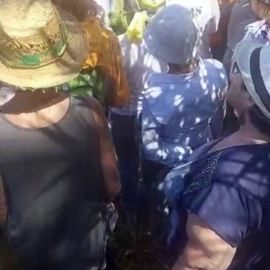 Captura de un vídeo en el que se ve a los asistentes que acudieron a la reunión promovida por Pàmies./ ACN