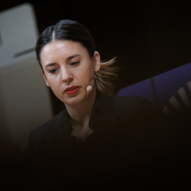  La ministra de Igualdad, Irene Montero, interviene durante la clausura del primer Encuentro Internacional Feminista (EIF), ‘We call it feminism. Feminismo para un mundo mejor’.- Alejandro Martínez Vélez / Europa Press