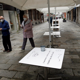 FERROL, 08/05/2020.- La hostelería ultima el retorno a la actividad aunque parte espera a la fase 2 y en Ferrol lo hace con el temor de que mas del 5% de sus establecimientos no reabran sus puertas según la asociación de hosteleros de la ciudad. En la 