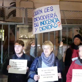 Manifestación contra la explotación de menores en Mallorca