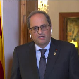 Torra asegura que "en estos momentos" le importan "un rábano" las "fronteras y las banderas"