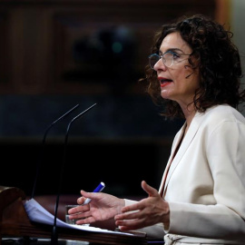 María Jesús Montero en el Congreso