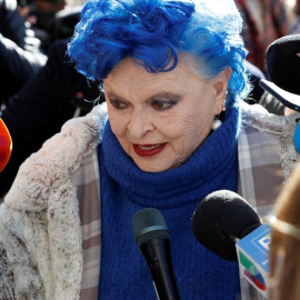 La actriz Lucía Bosé, acusada de apropiación indebida de un dibujo de Pablo Ruiz Picasso./EFE