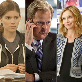 Algunos de los periodistas más reconocibles en las series